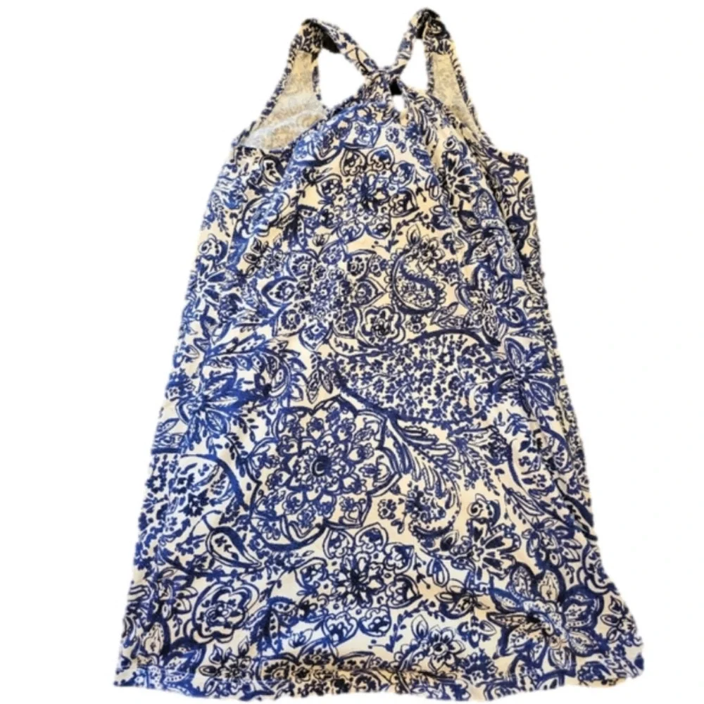 6/$20 Gap Kids Floral Print Sun Dress/ Coverup Size L (Girl)